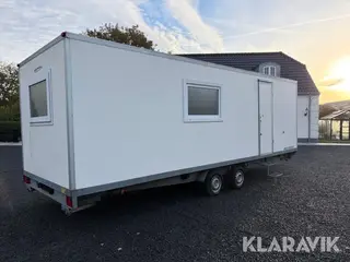 Beboelsesvogn EuroWagon FS33 med 2 værelser og badeværelse