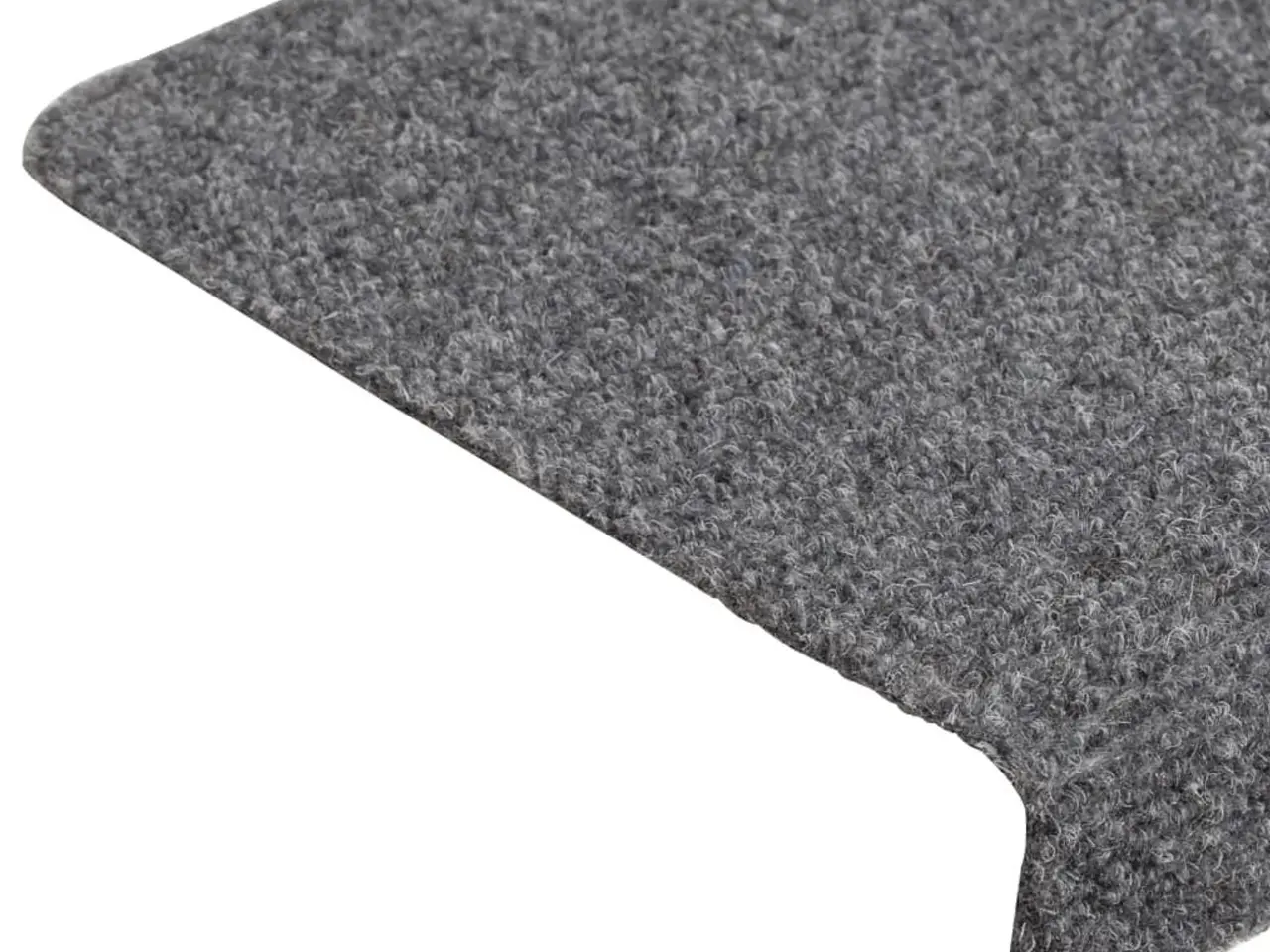 Billede 5 - Trappemåtter selvklæbende 15 stk. 65x21x4 cm lysegrå rektangulær kant