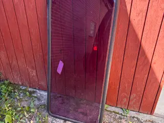 Skyderude vindue glas 