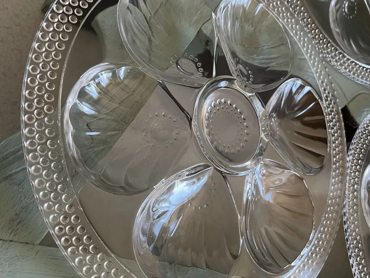 Billede 4 - Art deco franske  seafood tallerkner 
