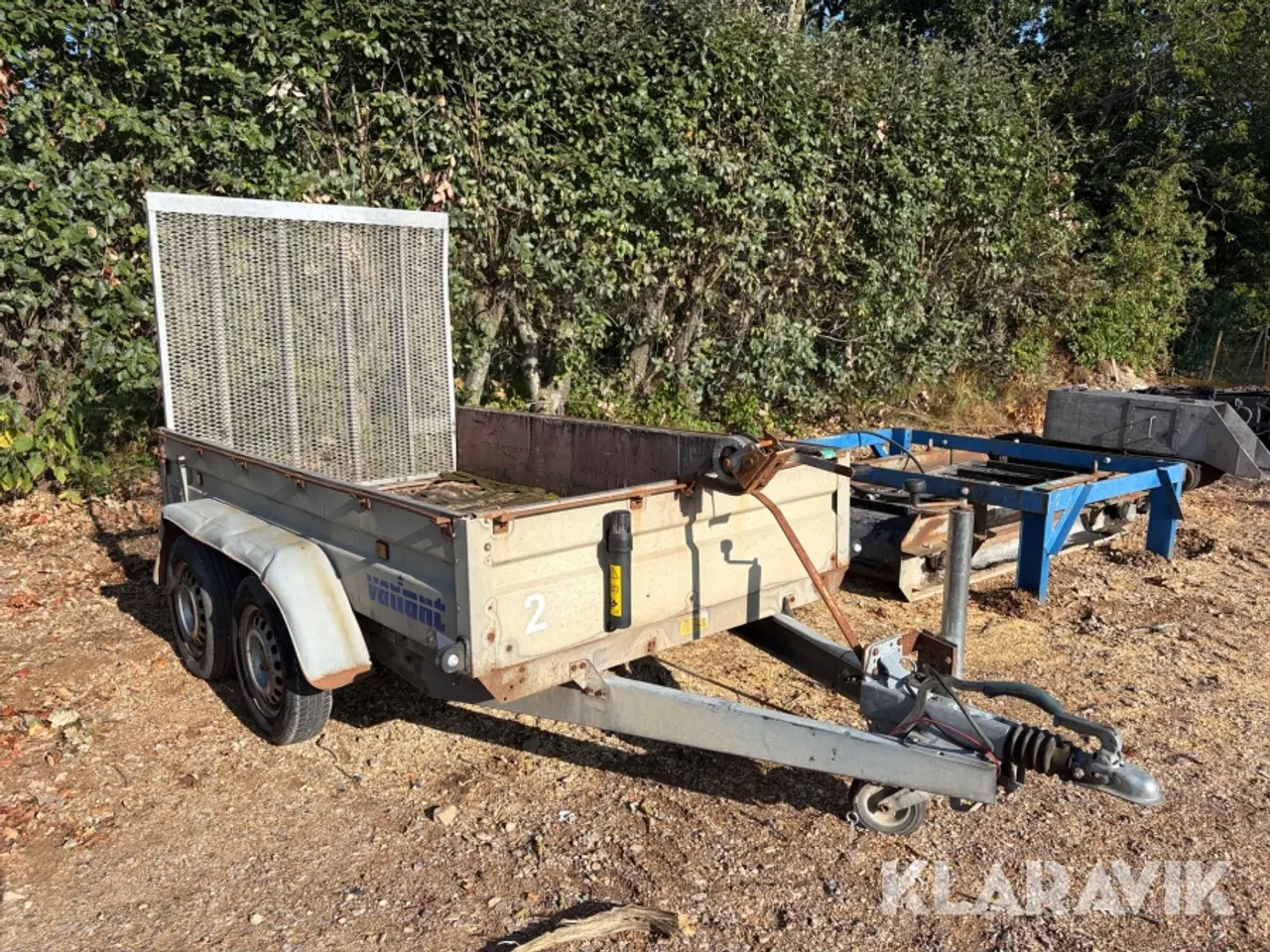Billede 7 - Trailer Variant 1604 1300 kilo med spil og rampe.