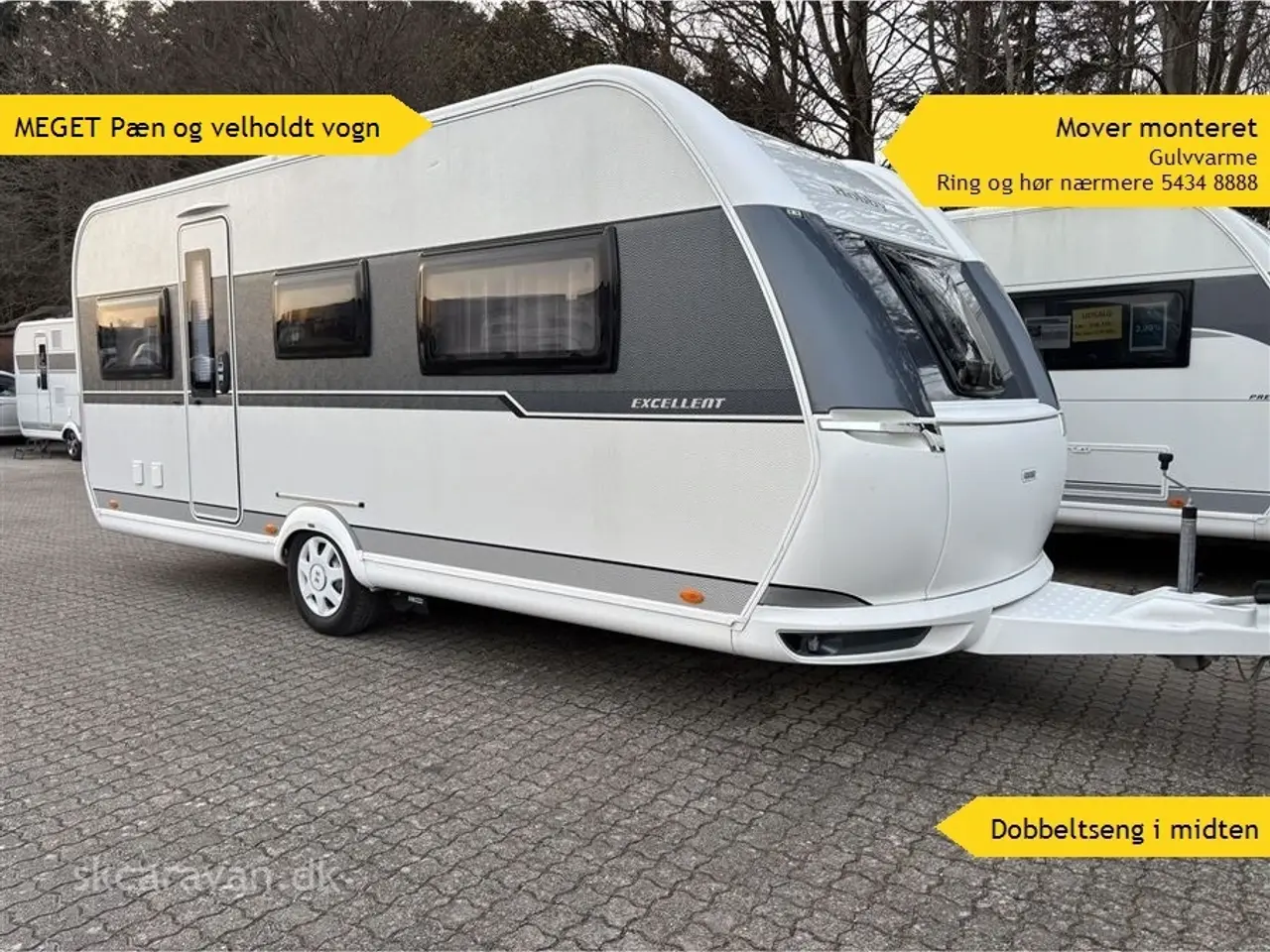 Billede 1 - 2018 - Hobby Excellent 540 UFF   Pæn og velholdt campingvogn