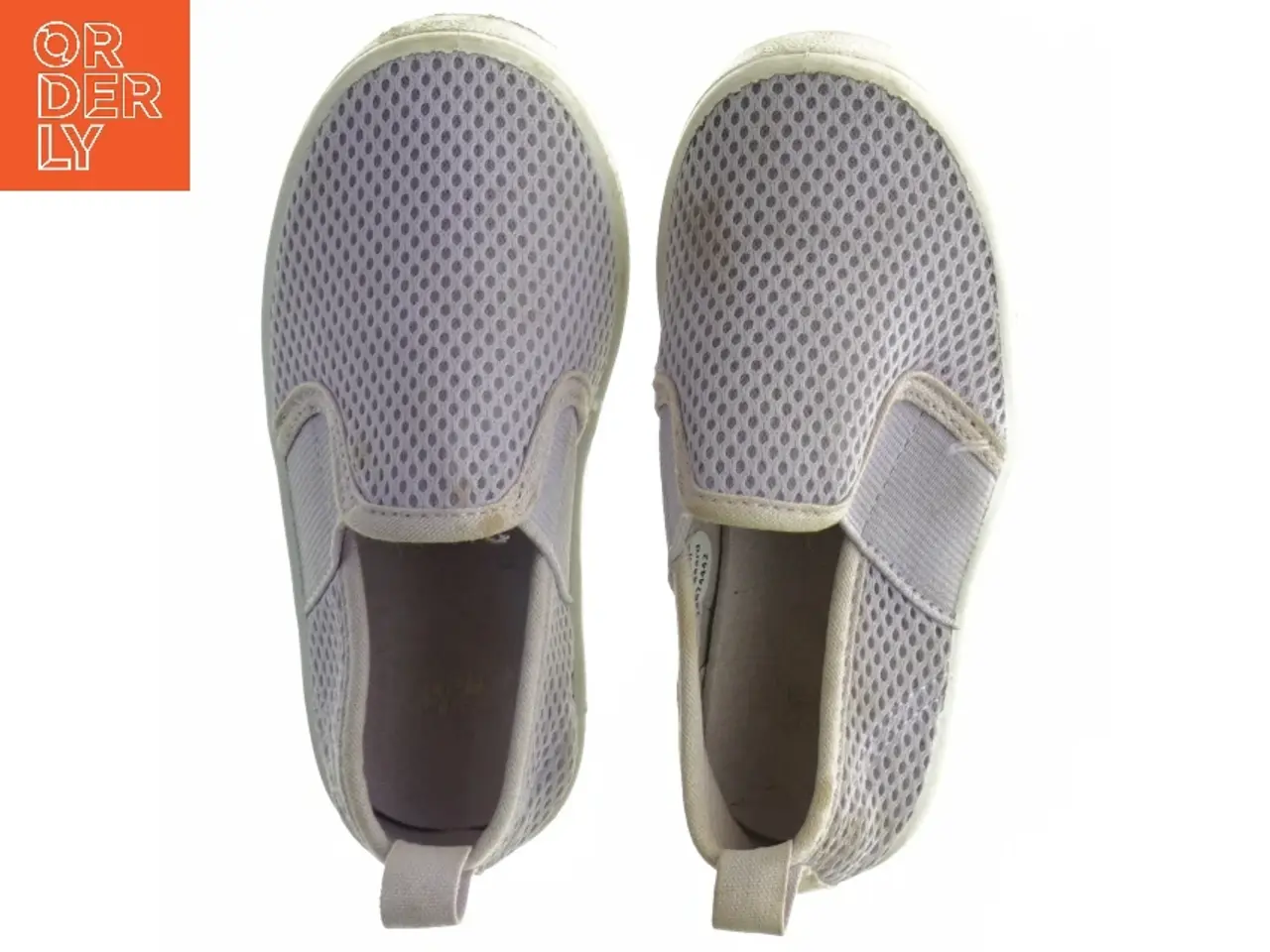 Billede 1 - Brugte grå slip-on sko