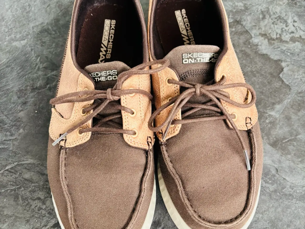 Billede 1 - Sketchers sko, brun/beige, str.44