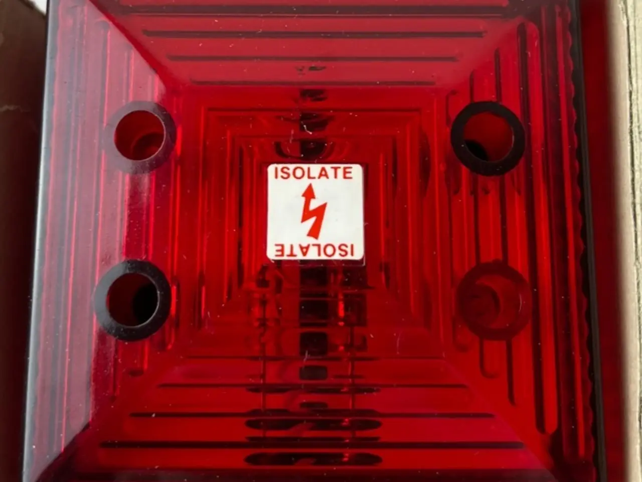 Billede 1 - Clifford & Snell Flashalarm V4 Red Beacon 220–240