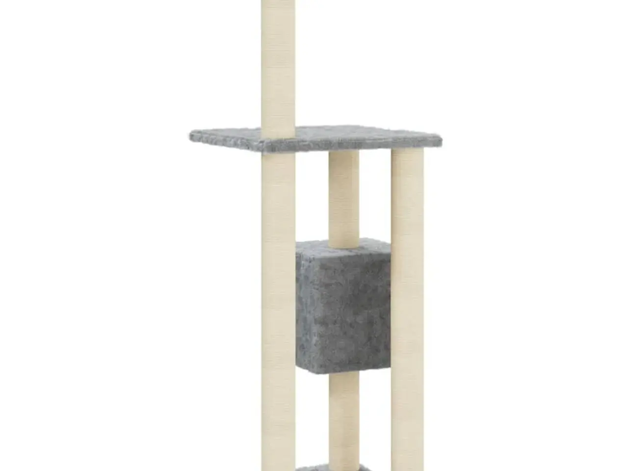 Billede 6 - Kradsetræ med sisalstolper 104 cm - lysegrå