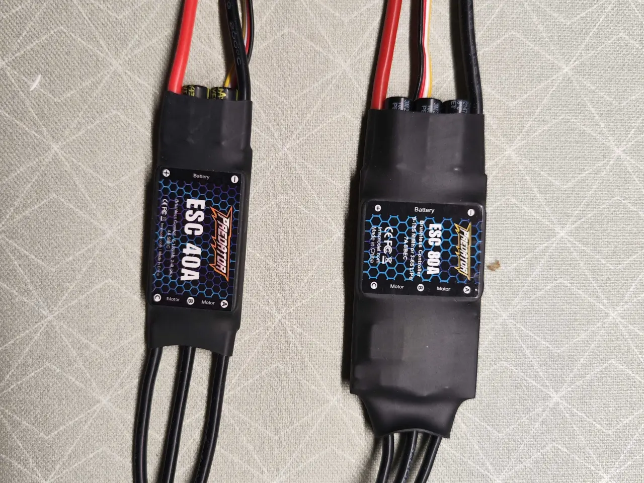 Billede 1 - FMS 80A + 40A ESC til model flyver