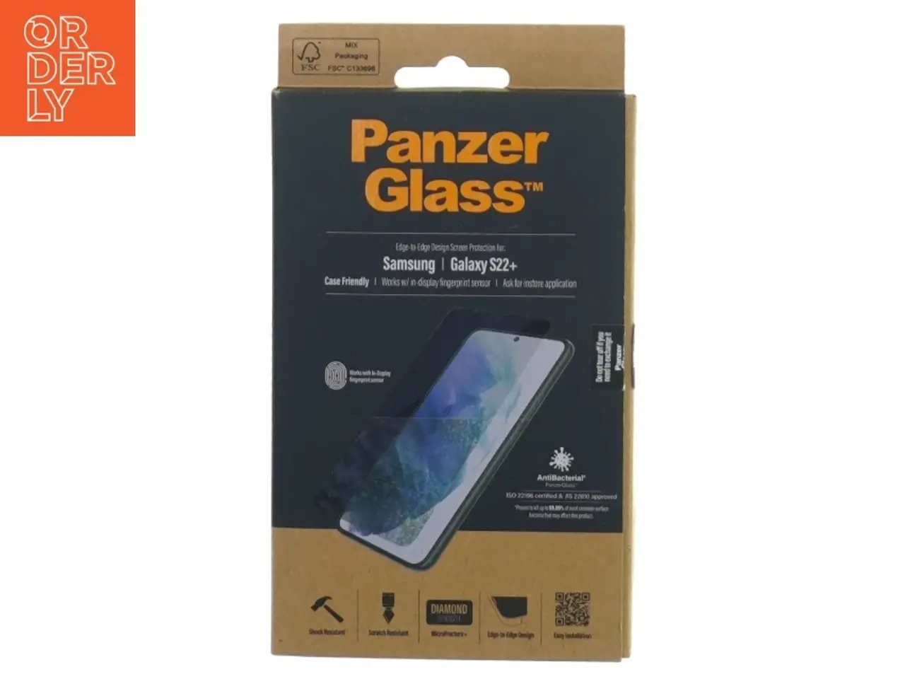 Billede 1 - PanzerGlass skærmbeskyttelse til Samsung Galaxy s22+ (str. 20 x 11 cm)