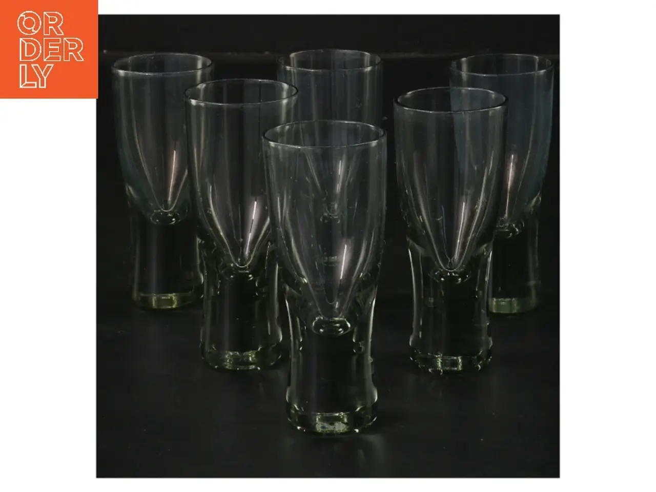 Billede 1 - Seks Thule snapseglas (str. 6 stk Ø 3,5 cm længde 8 cm)