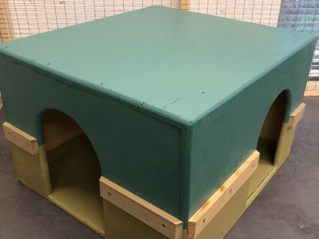 Billede 1 - KANINHUS med 2 åbninger.