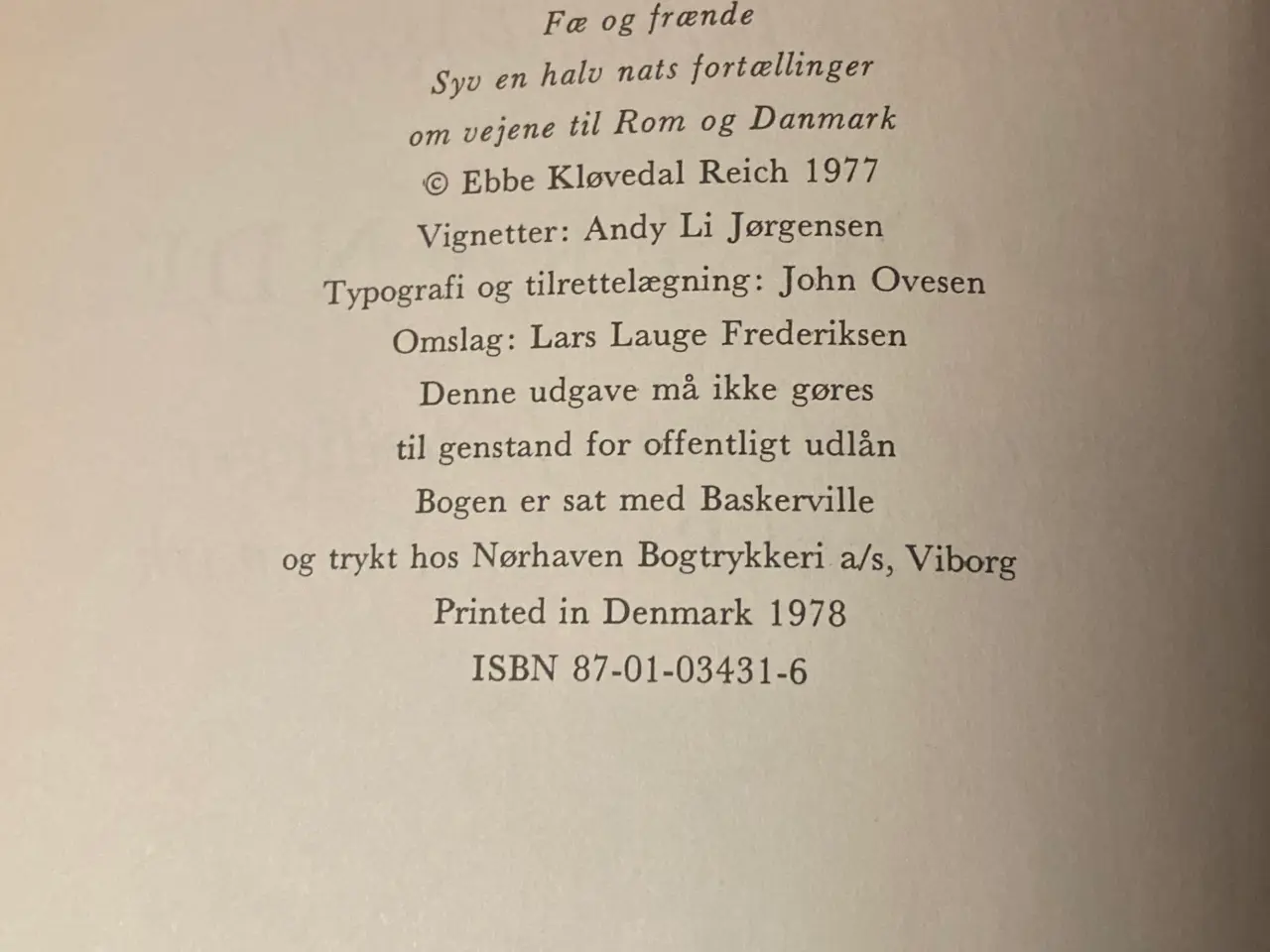 Billede 4 - Fæ og frænde af Ebbe Kløvedal Reich