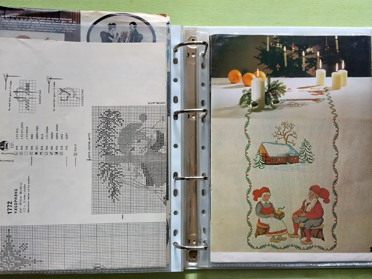 Billede 17 - 791 stk. Broderigarn - 6 broderier - hæklesæt