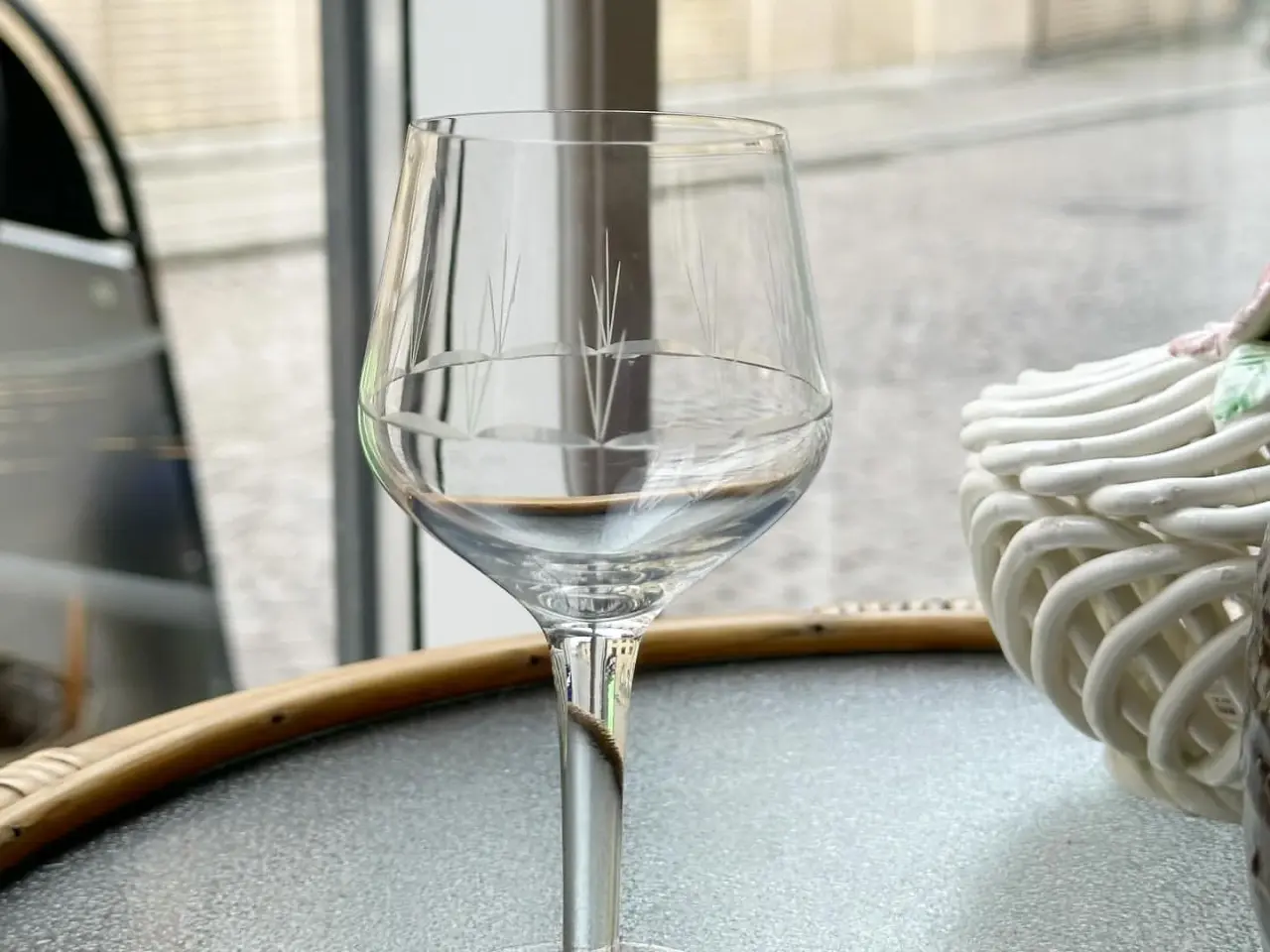 Billede 1 - Vinglas m slibninger, 12,5 cm, pr stk