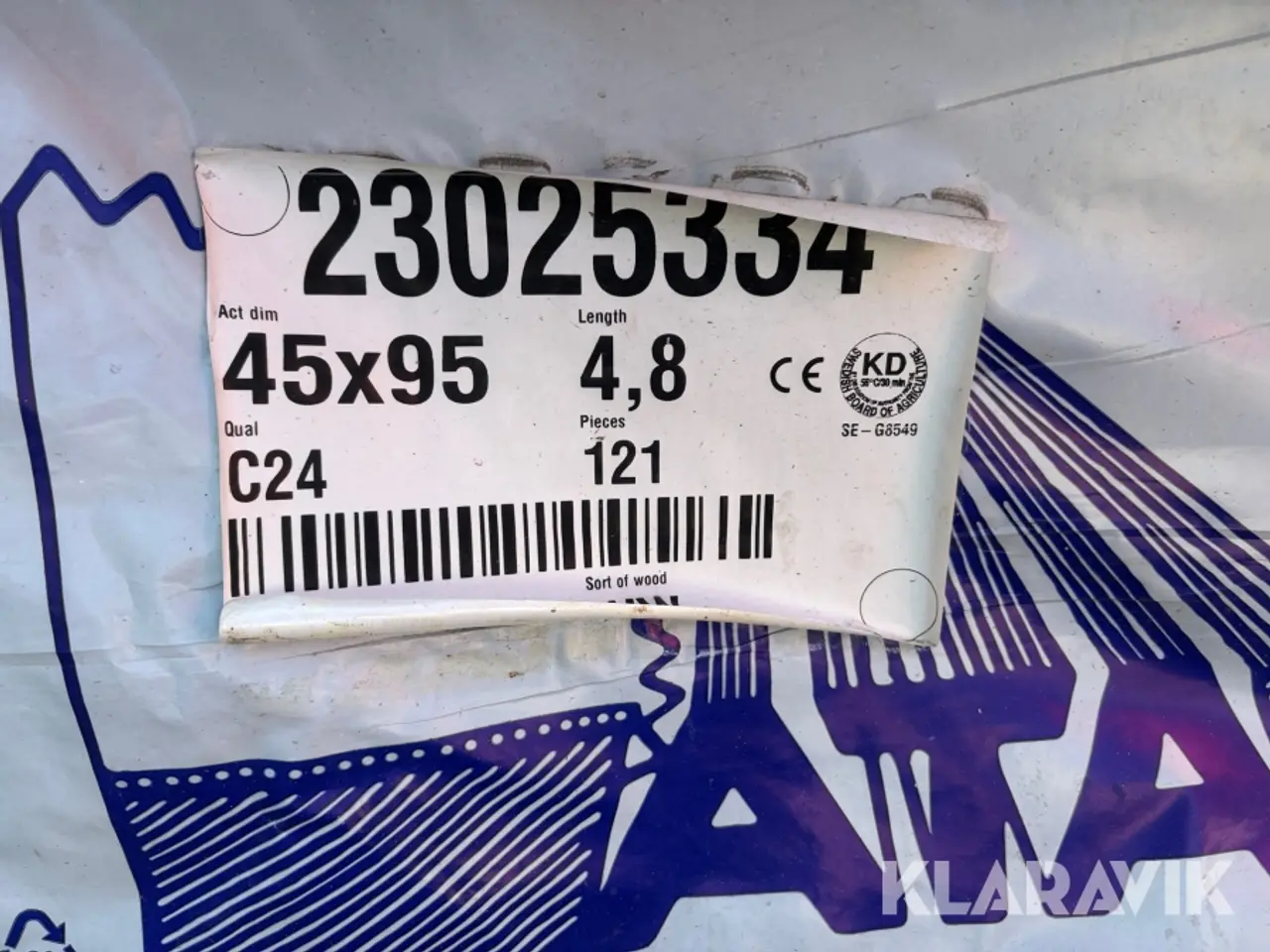 Billede 2 - C24 tømmer ATA Timber Sweden 121 stk.