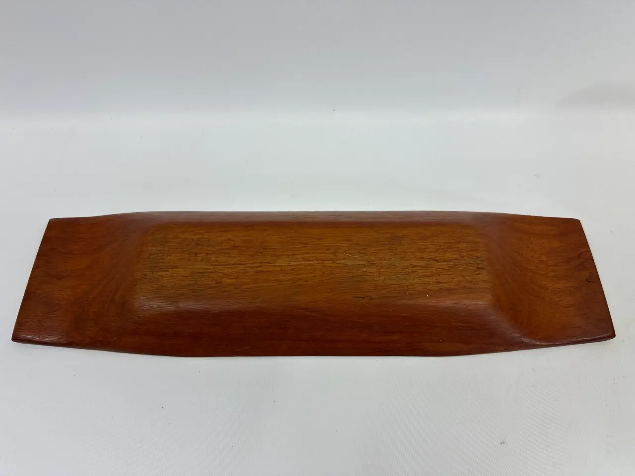 Billede 8 - Retro aflangt teak fad