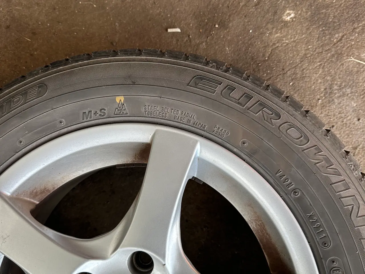Billede 2 - Vinterdæk brugt på Opel Meriva