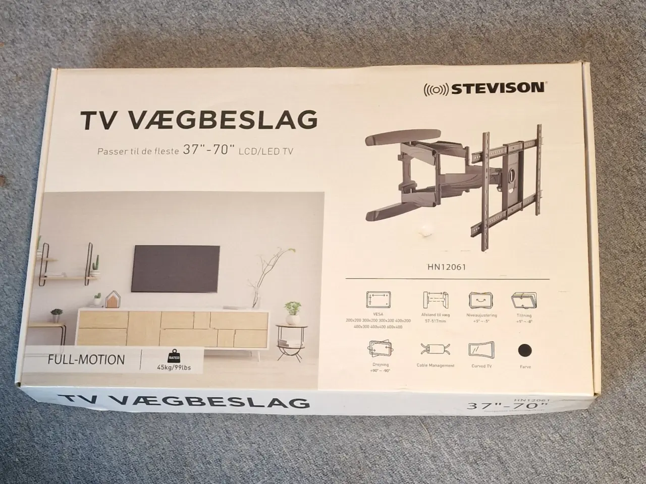 Billede 1 - STEVISON Vægbeslag KMA28-466D - 37"-70"