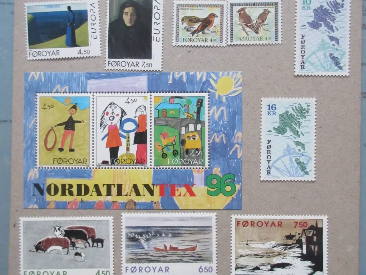 Billede 5 - Færøerne årgang 1994-2000 afa nr 248-378 postfrisk