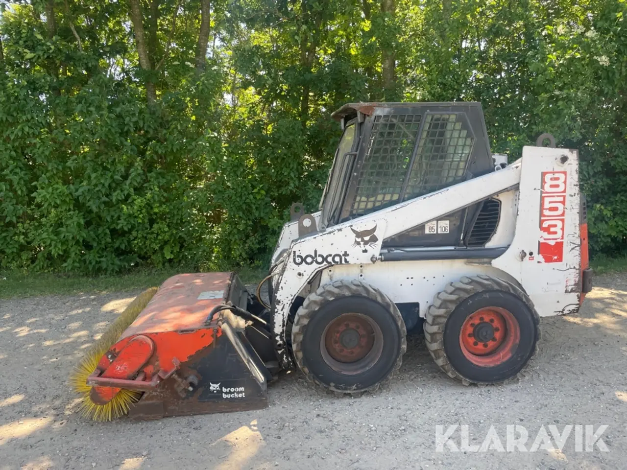 Billede 2 - Minilæsser Bobcat 853 med tilbehør