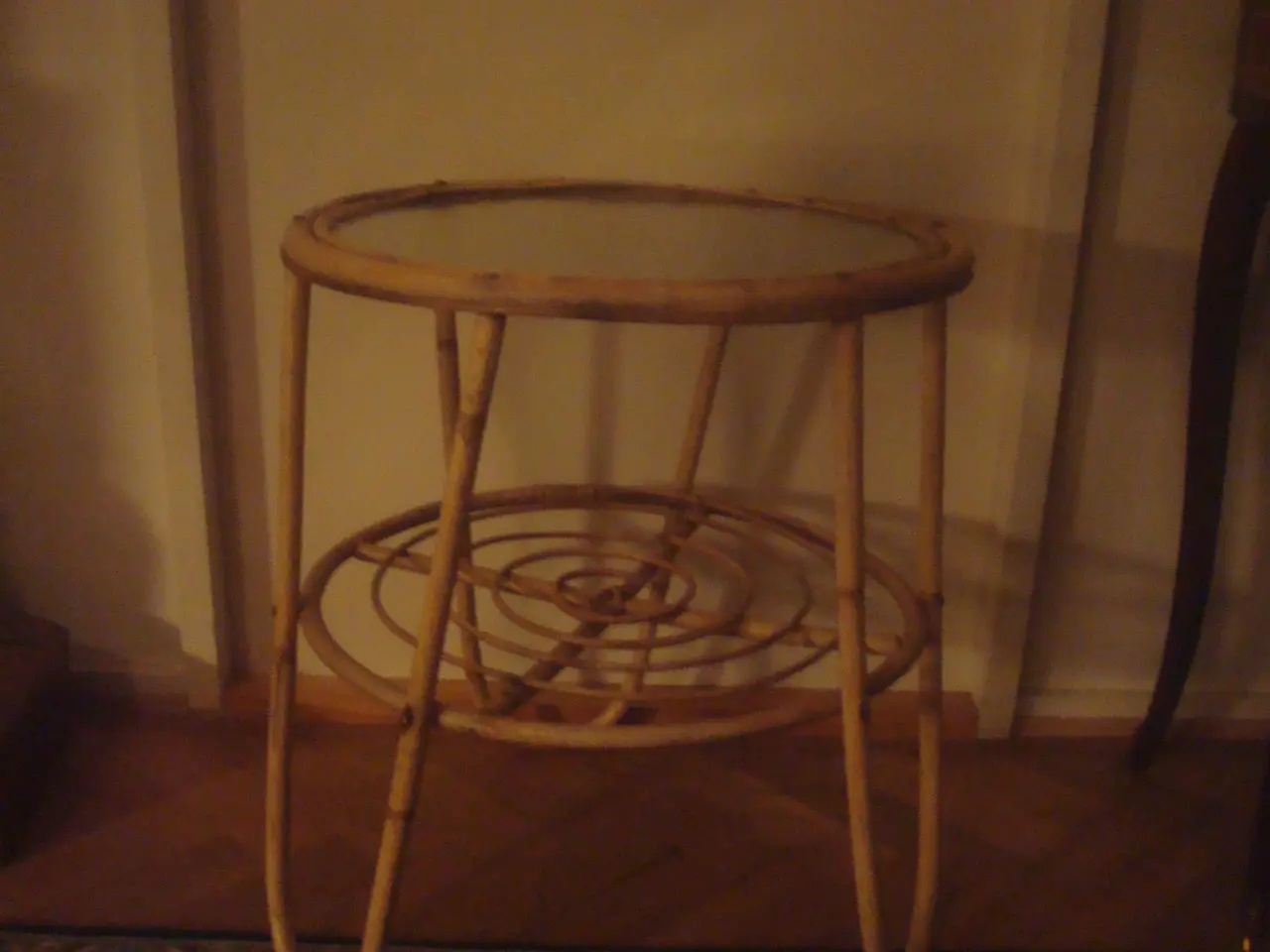 Billede 1 - BAMBUSSOFABORD, RETRO, God stand, utrolig fint