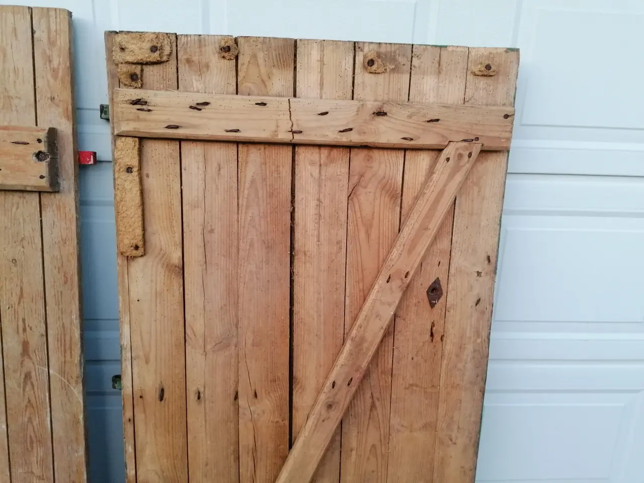 Billede 7 - Gamle Massive Trædøre Fer/Not HxB 180x82 / 176x82,