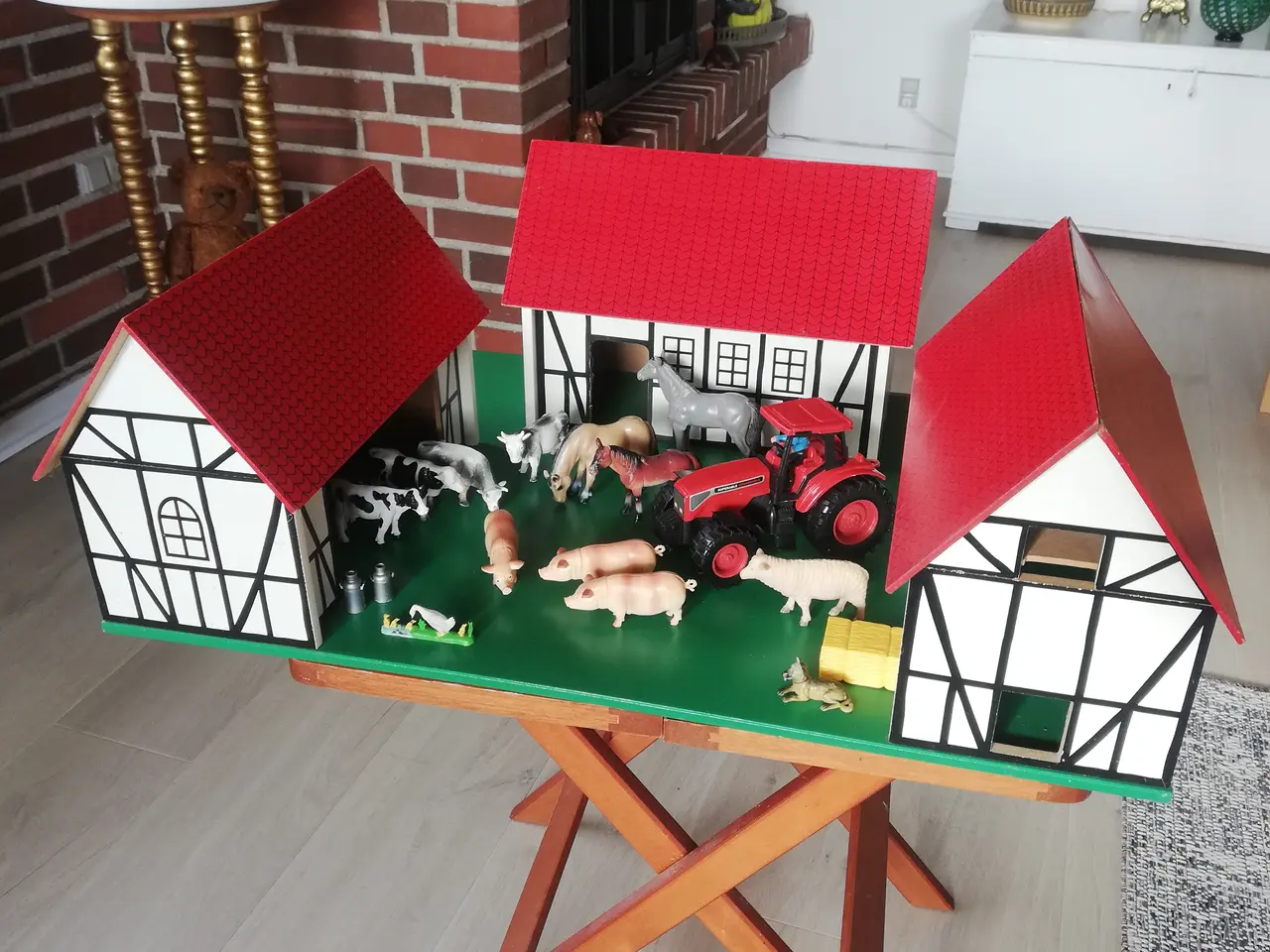 Billede 2 - Bondegård Top Toy med dyr og traktor