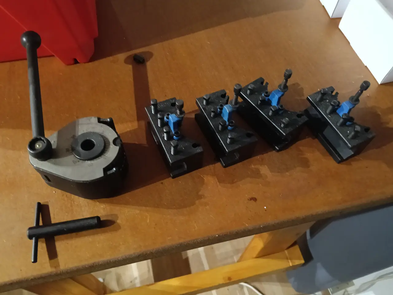 Billede 1 - hurtigskifter Aa Max (QCTP) + 4 stålholdere