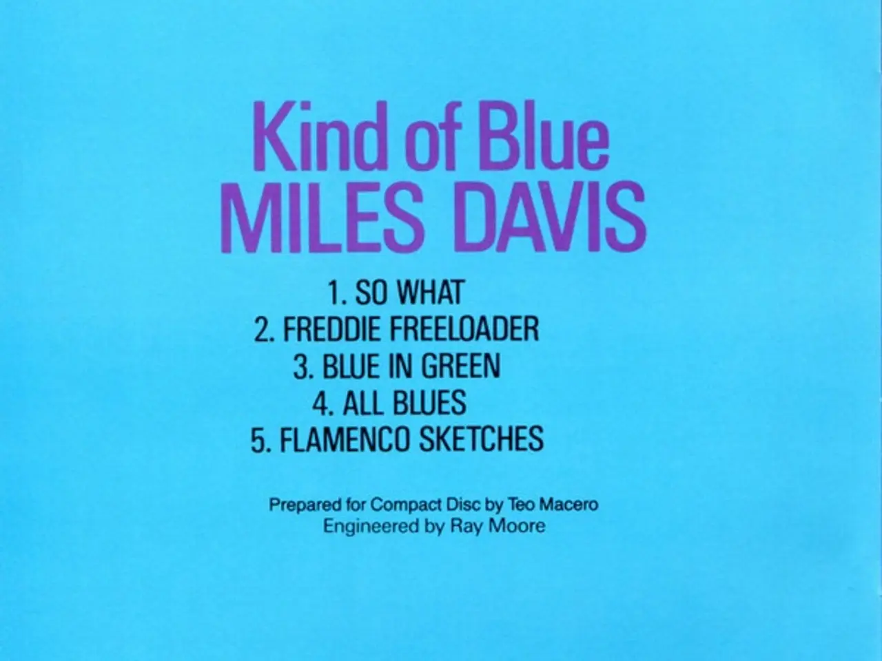 Billede 2 - Miles Davis – Kind Of Blue – CD