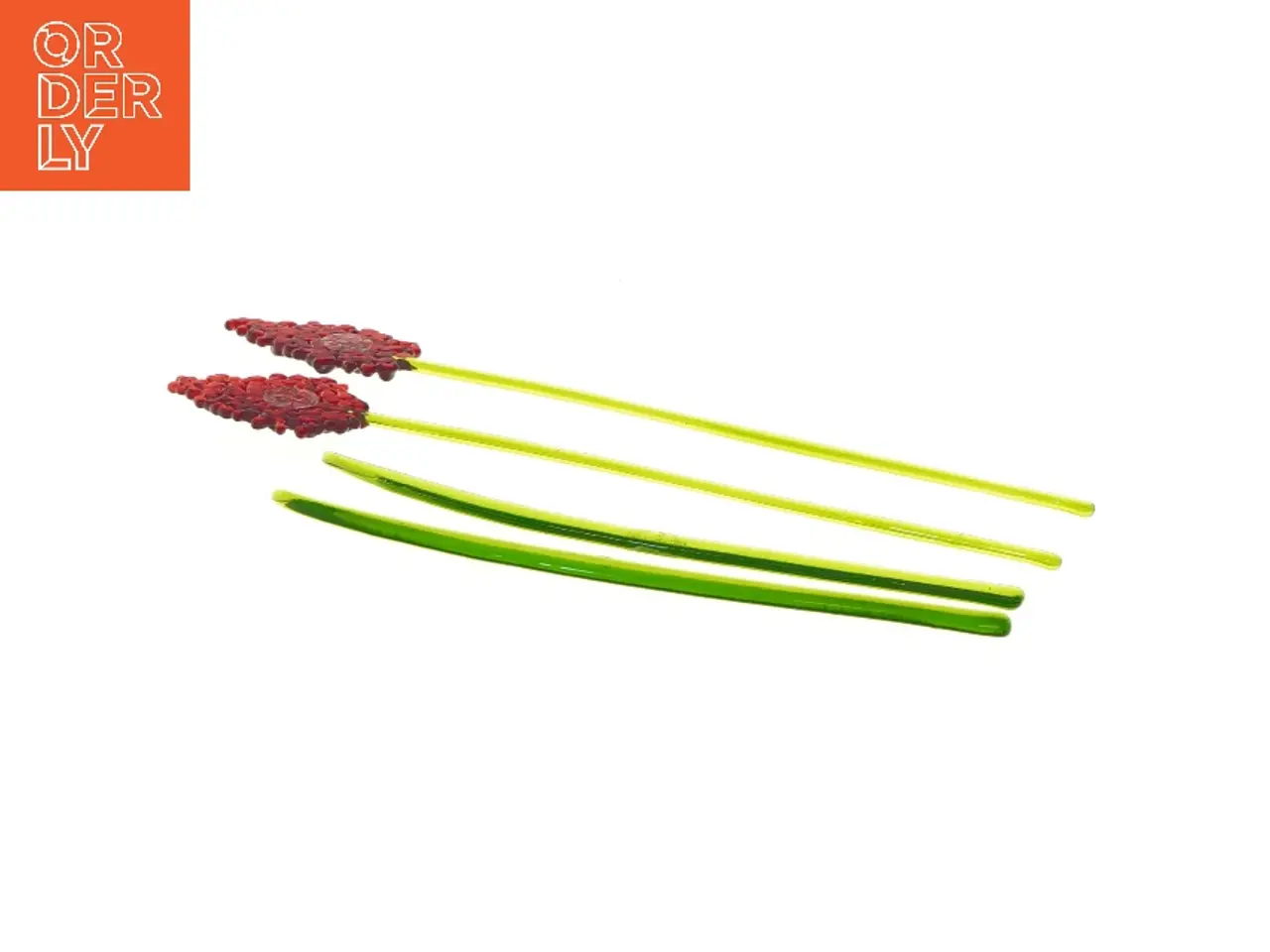 Billede 2 - Dekorative glasblomster (str. 25 cm)
