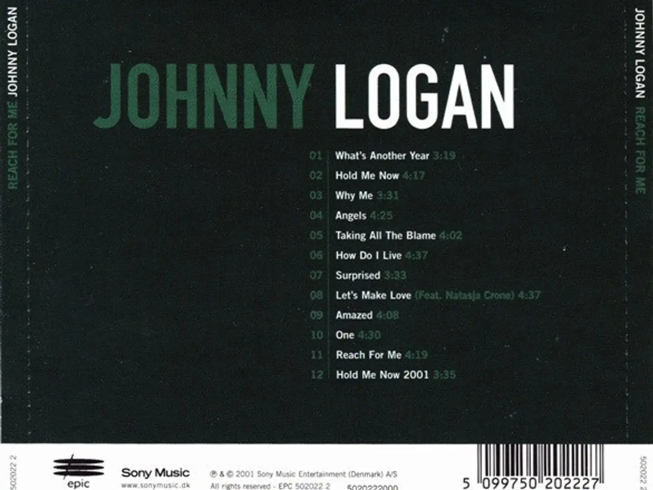 Billede 2 - Johnny Logan – Reach For Me – CD