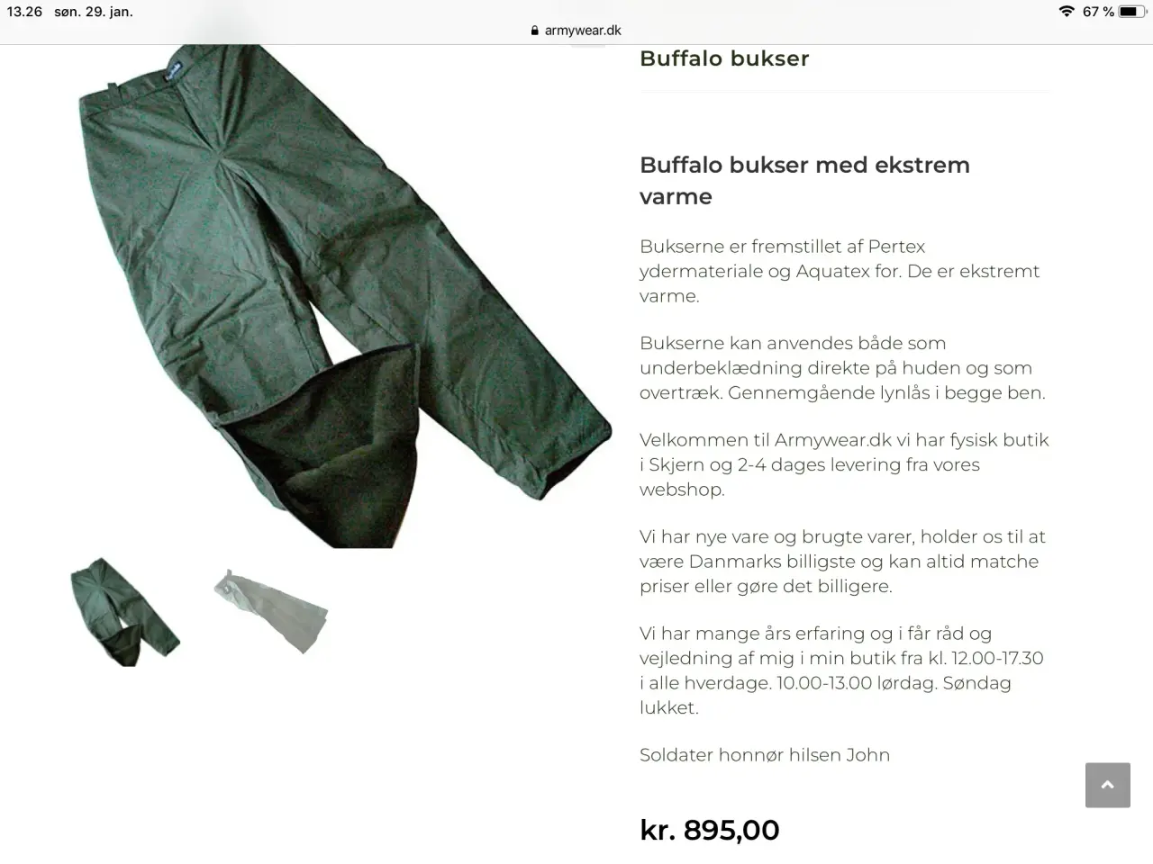 Billede 6 - Buffalo armybuks