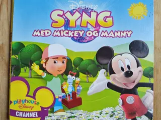 Syng med Mickey Mouse og Handy Manny CD