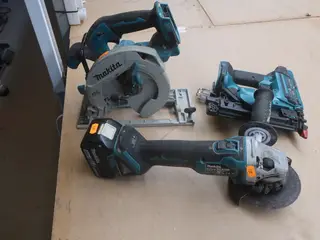 Håndrundsav, vinkelsliber og dykkerpistol MAKITA