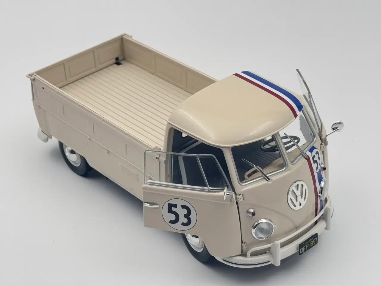 Billede 4 - 1963 VW T1 "Herbie 53" Pritsche / Sika - 1:18