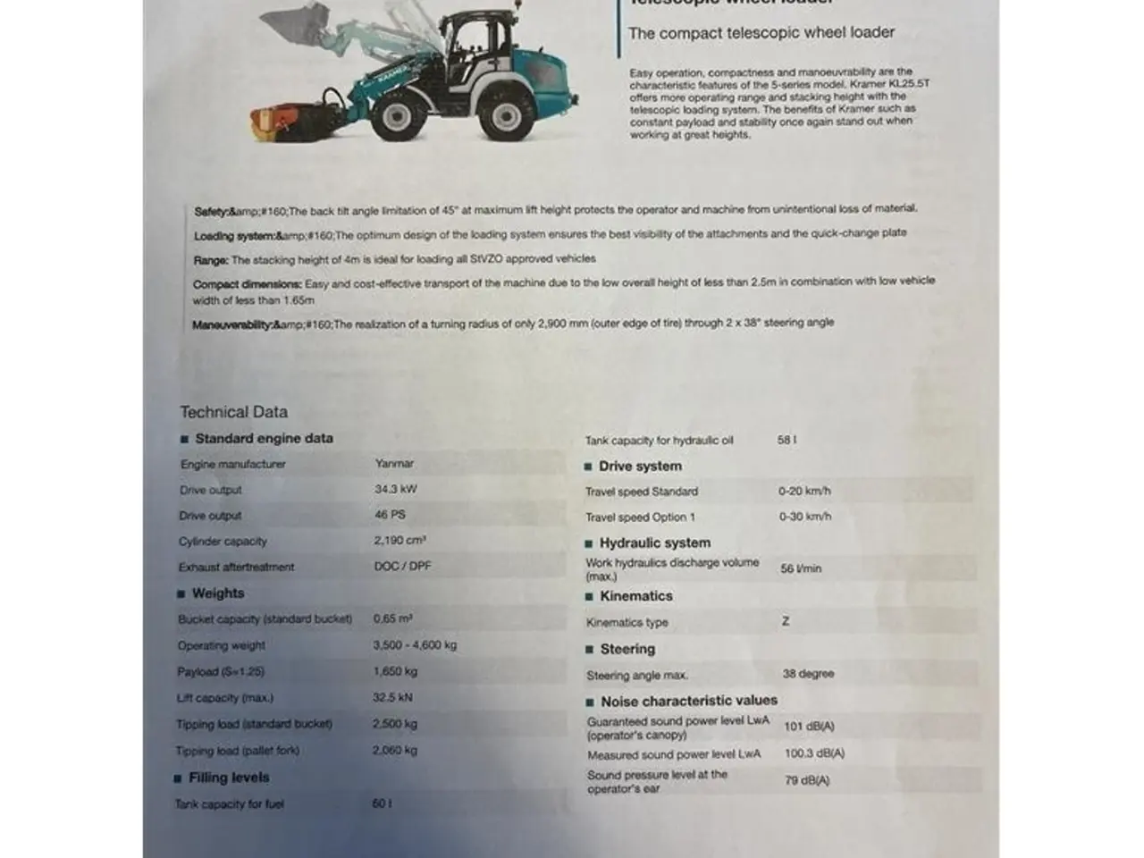 Billede 23 - Kramer KL25.5T TILBUD med redskabspakke, teleskoparm, så den har stor rækkevidde og fleksibilitet