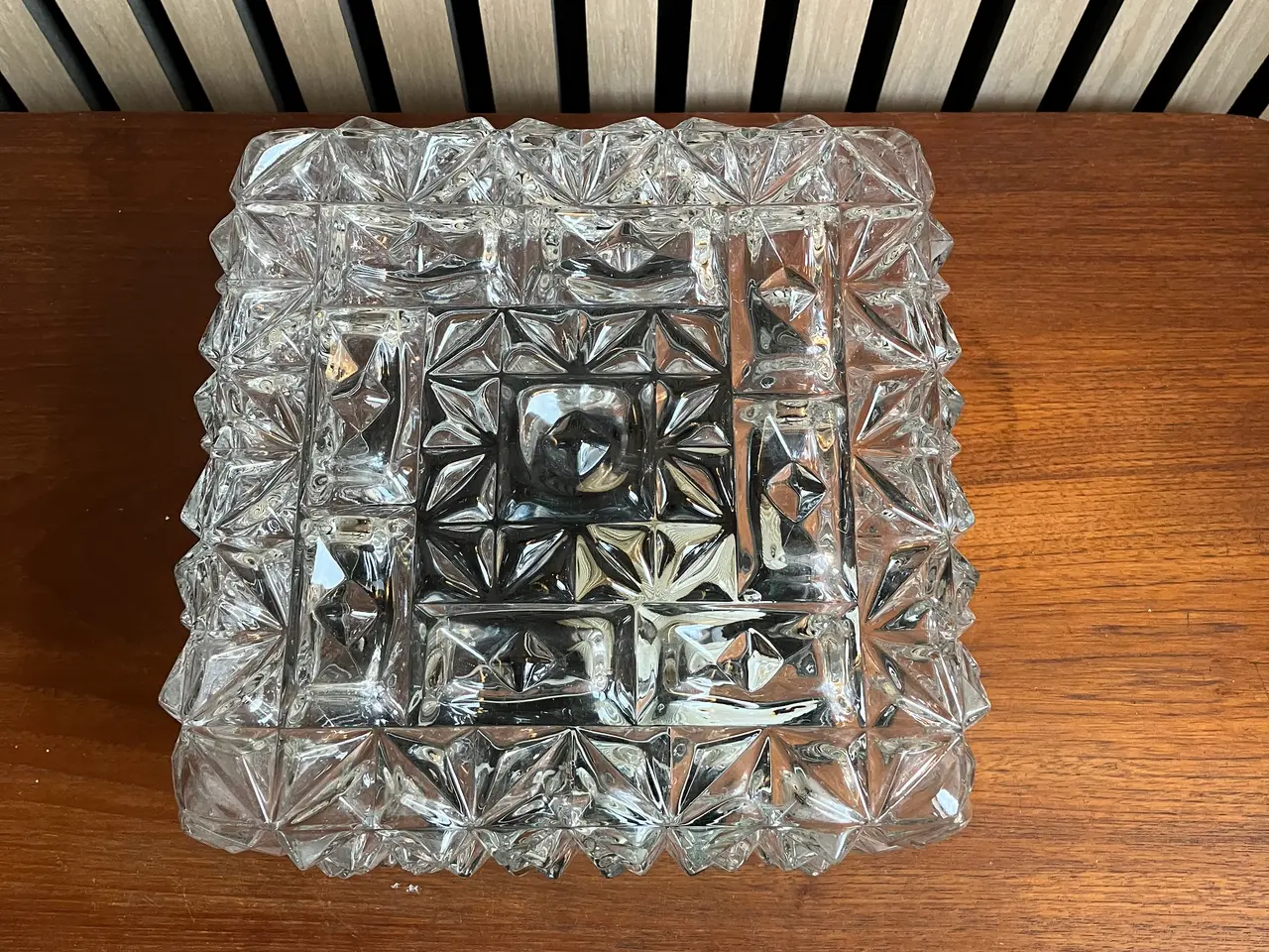 Billede 2 - Vintage plafon i klart glas