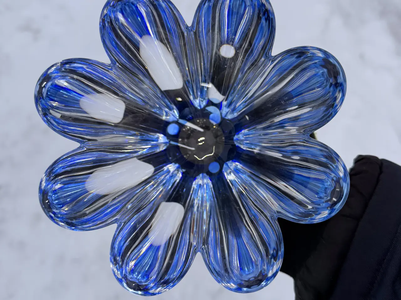 Billede 1 - Orrefors Mayflower glasskål/vase, designet af Ja
