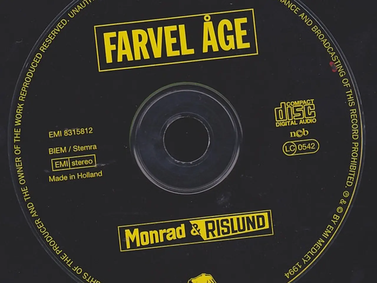 Billede 3 - Monrad & Rislund – Farvel Åge – CD