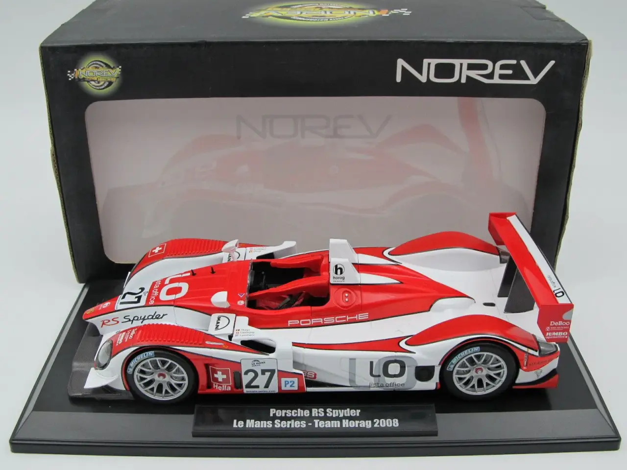 Billede 2 - 2008 Porsche RS Spyder Evo #6 ELMS "Horag" - 1:18