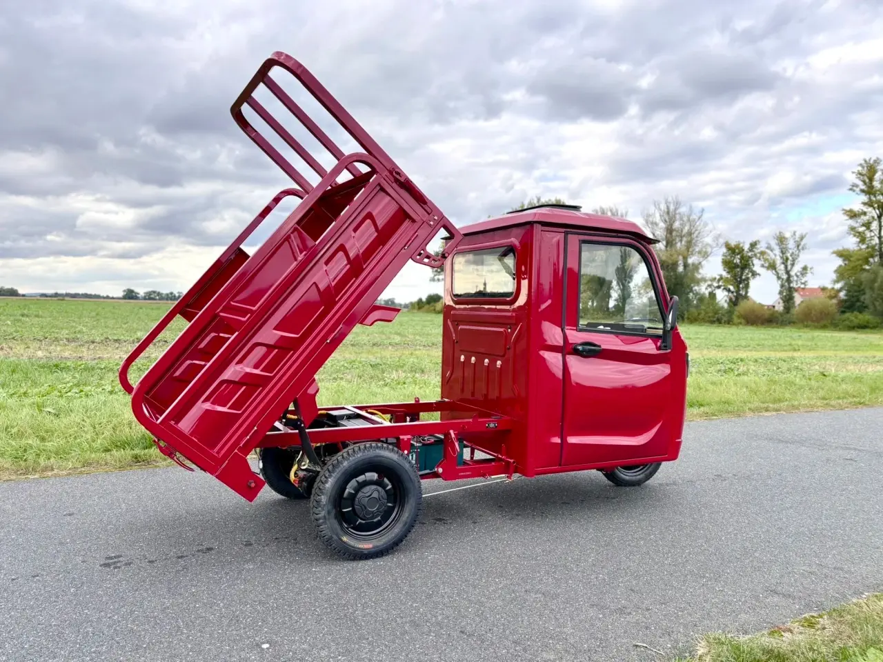 Billede 5 - LuxCap Pickup Kabinescooter Rød