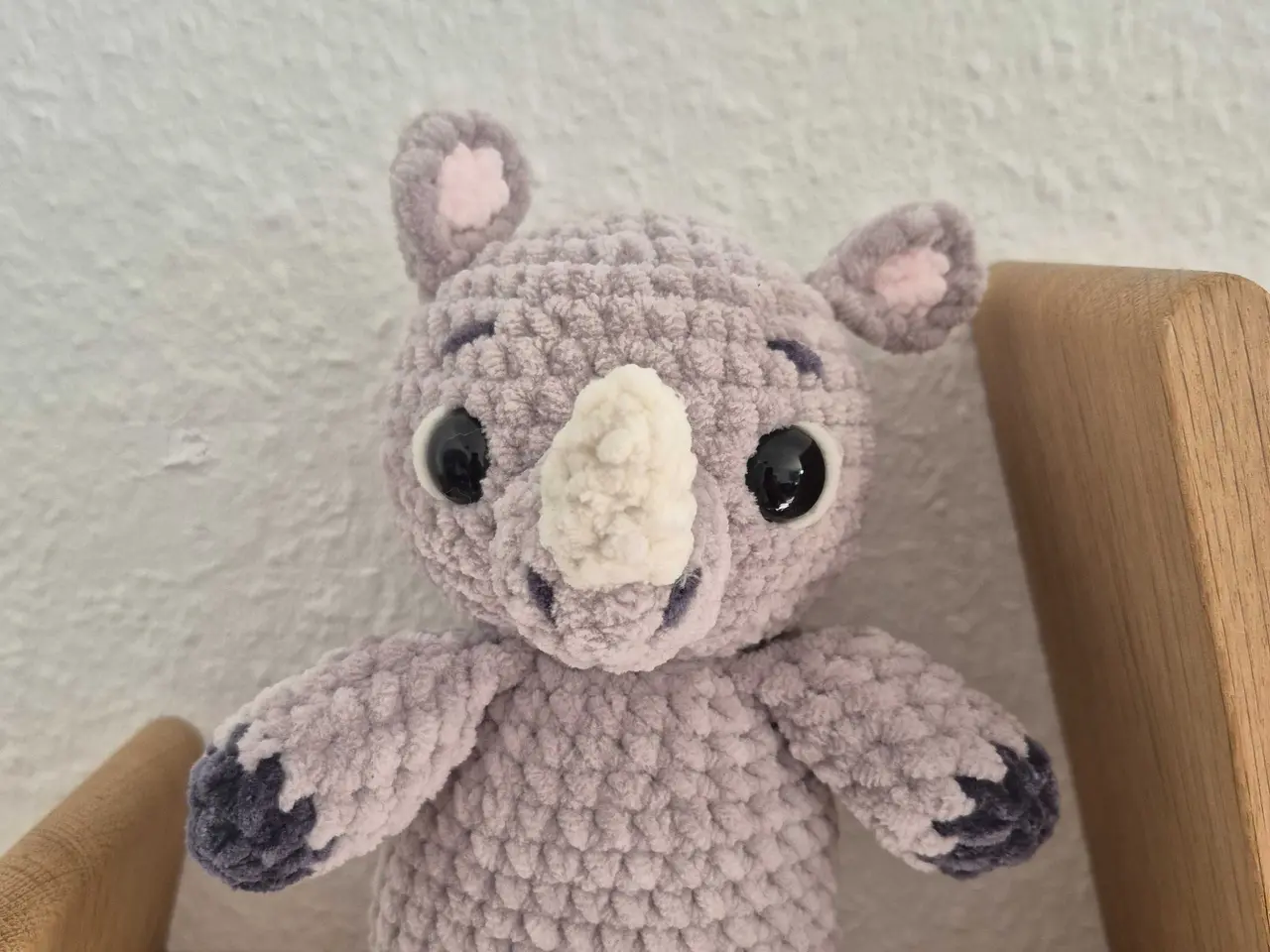 Billede 1 - Hæklet næsehorn bamse
