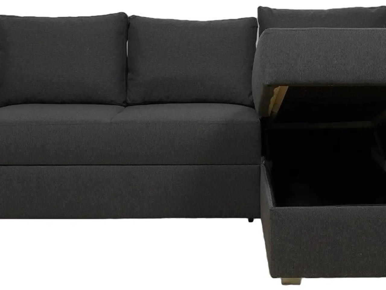 Billede 8 - Studio sovesofa med vendbar chaiselong - koksgrå Inari 95