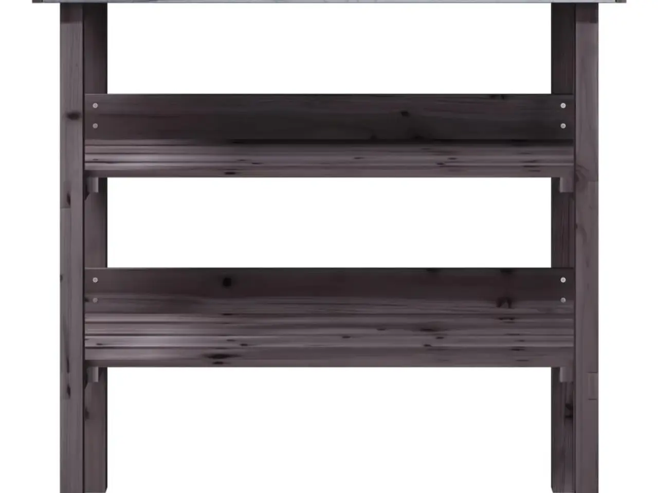 Billede 4 - Plantebord med 2 hylder 78 x 38 x 82,5 cm - grå