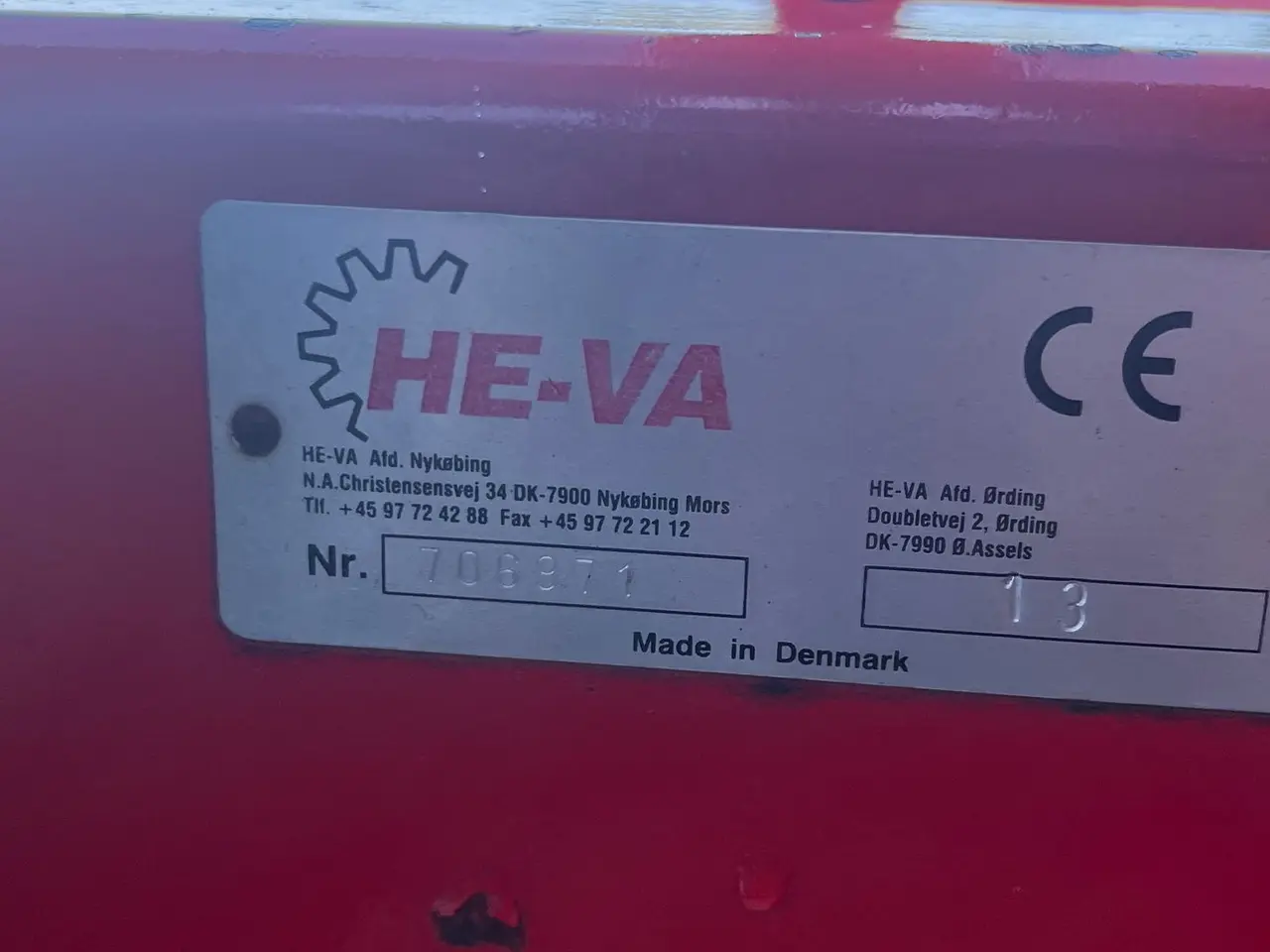 Billede 4 - HE-VA Frontpakker / model 165