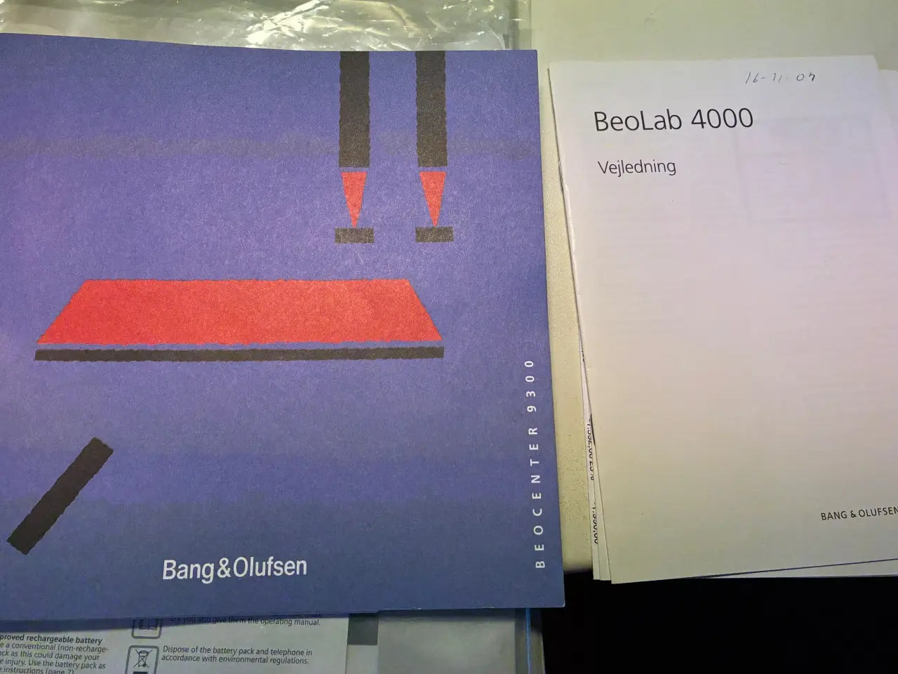 Billede 4 - Beocenter 9300 inkl. 2 x Beolab 4000 højtalere og 