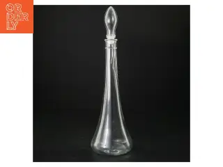 Glaskaraffel med prop (str. 31 cm)