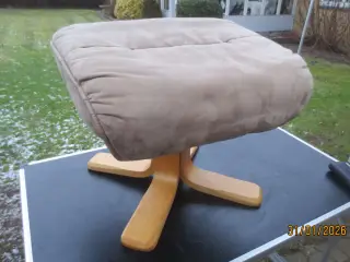1 stk Fodskammel med Velour