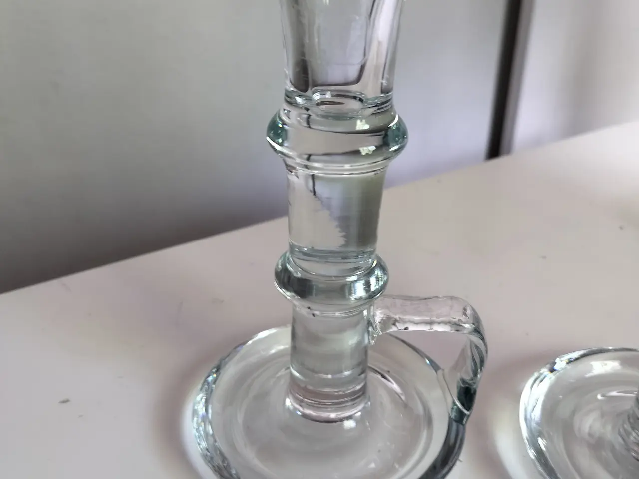 Billede 1 - Kammerstager i glas krosno uden skader.