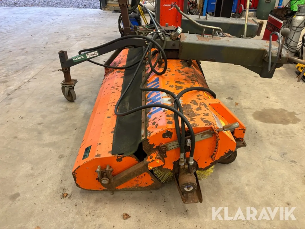 Billede 6 - Hydraulisk kost Tuchel Plus 560 200, svingbar, til pallegafler