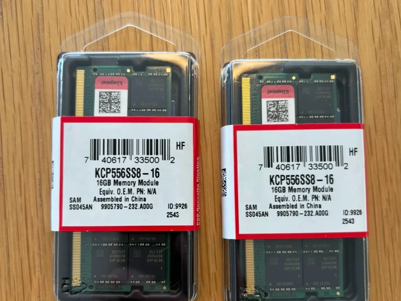 Billede 1 - Kingston SODIMM Ram DDR5 5600 - 16GB